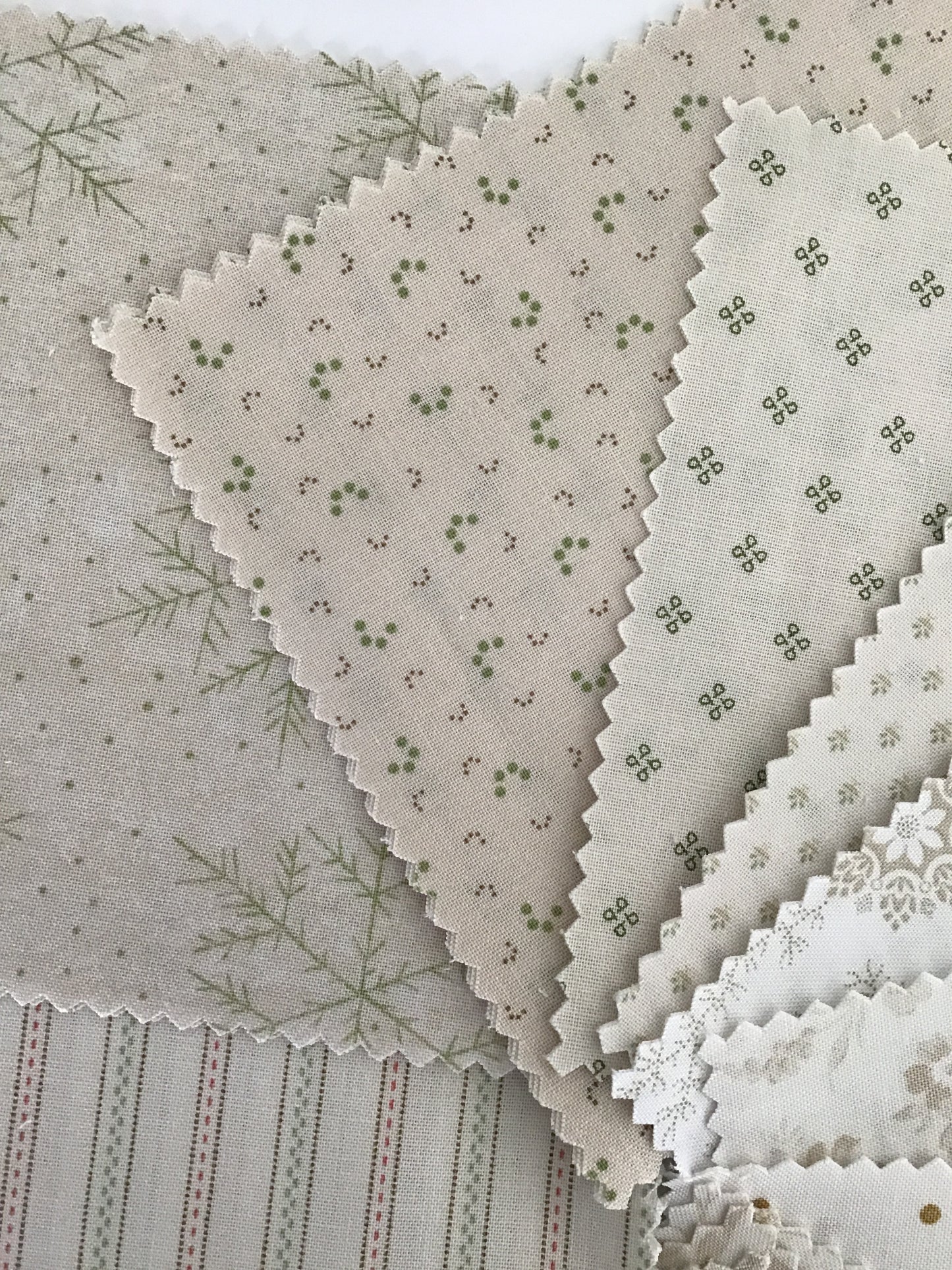 Snow Flurry Charm Pack by Laundry Basket Quilts for Andover Fabrics