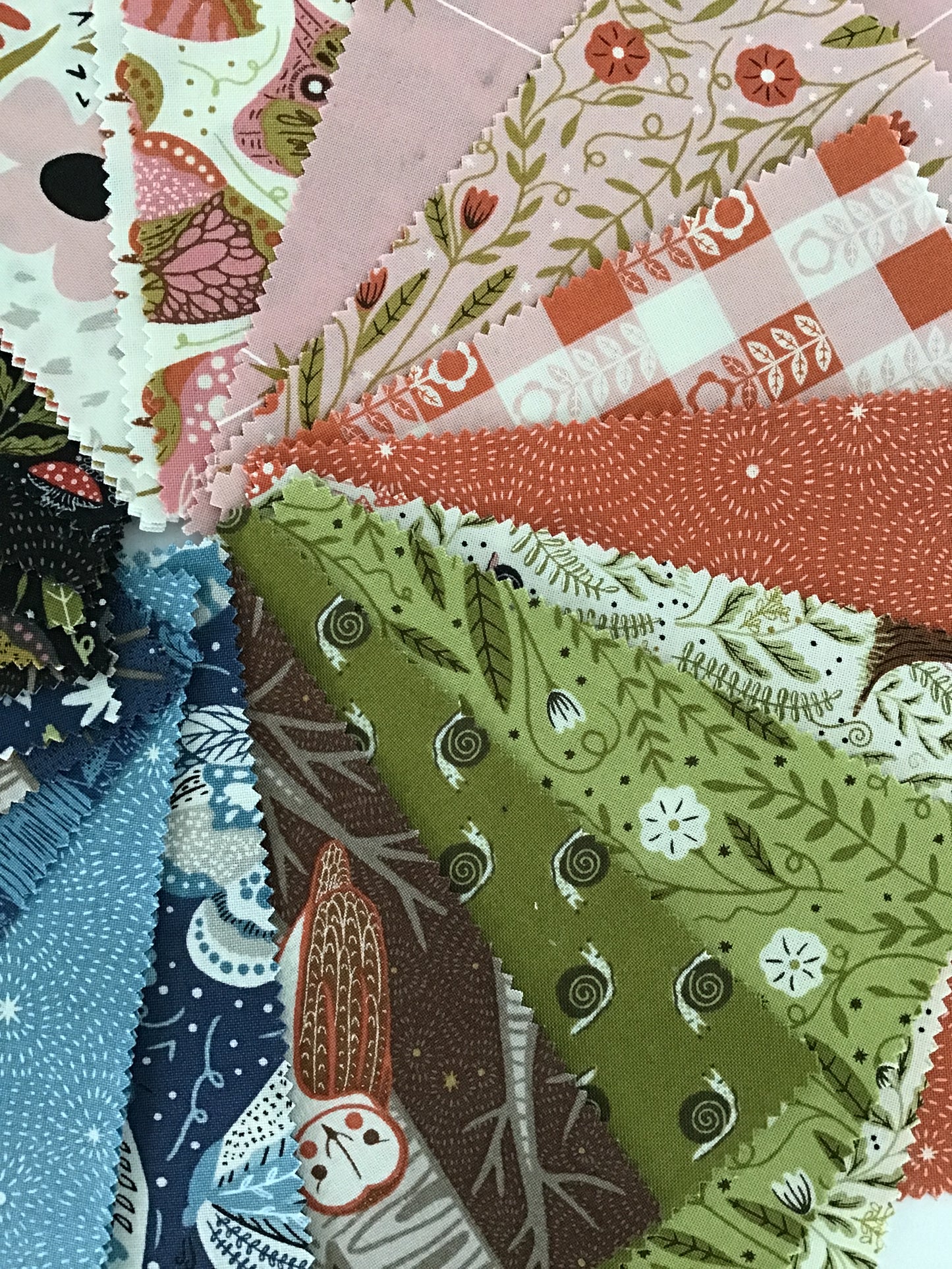 Night Owl Charm Pack by Gingiber for Moda Fabrics