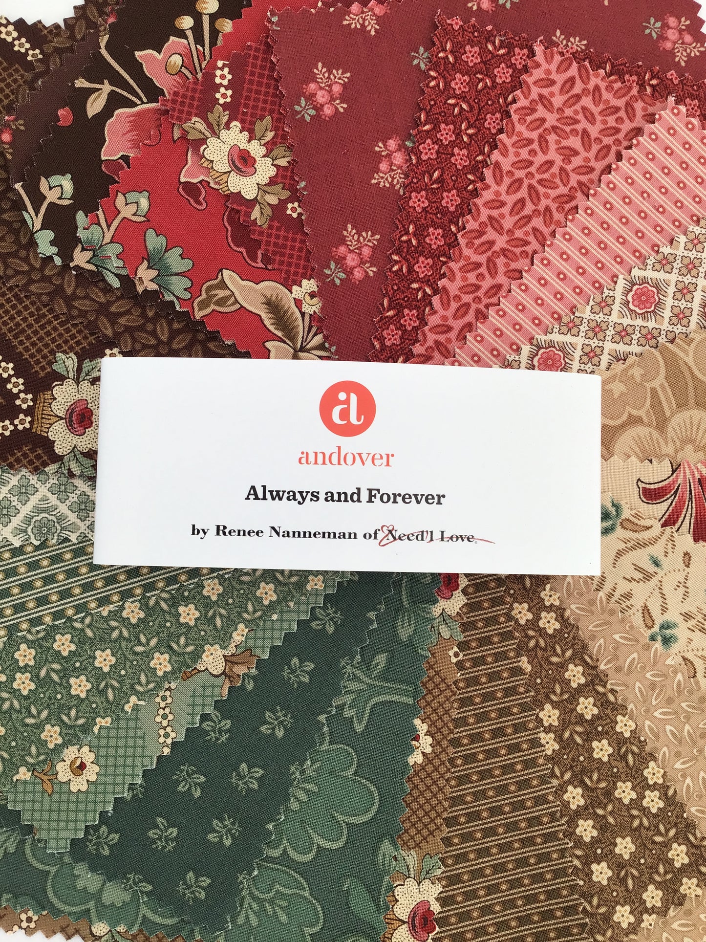 Always and Forever Charm Pack by Renee Nanneman for Andover Fabrics