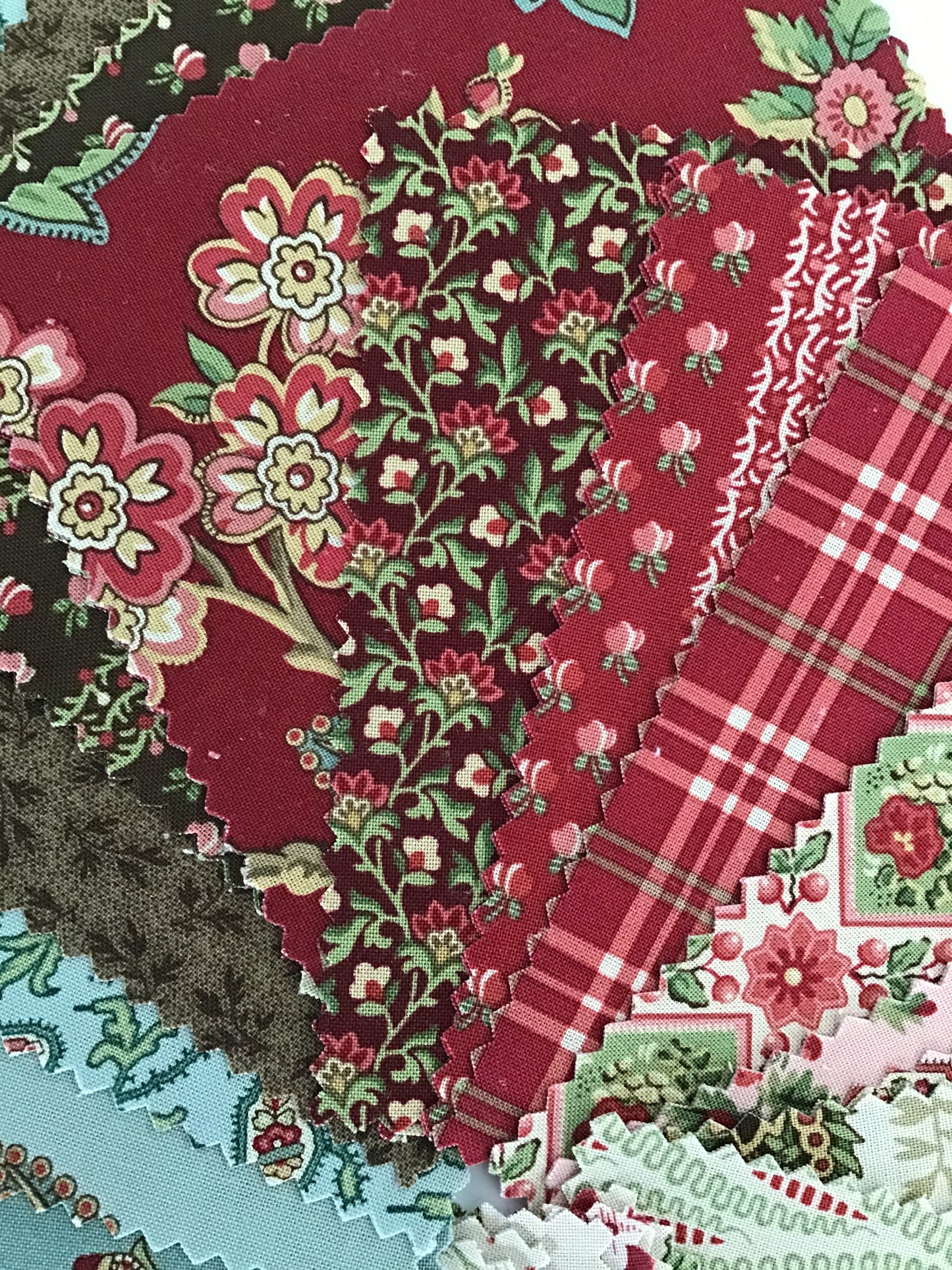 Jingle Bell Charm Pack by Laundry Basket Quilts for Andover Fabrics
