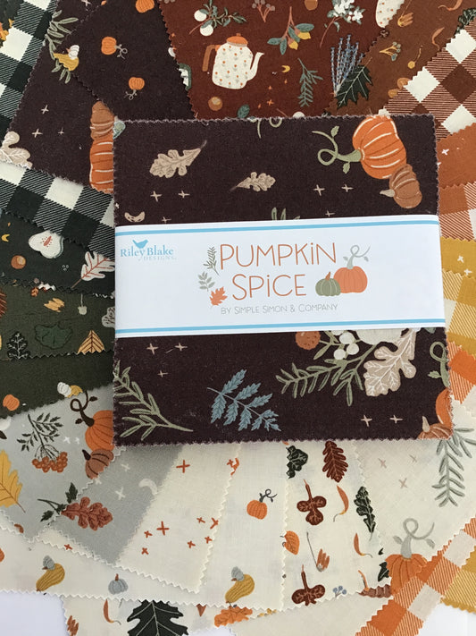 Pumpkin Spice 5" Stacker by Simple Simon & Co for Riley Blake Designs