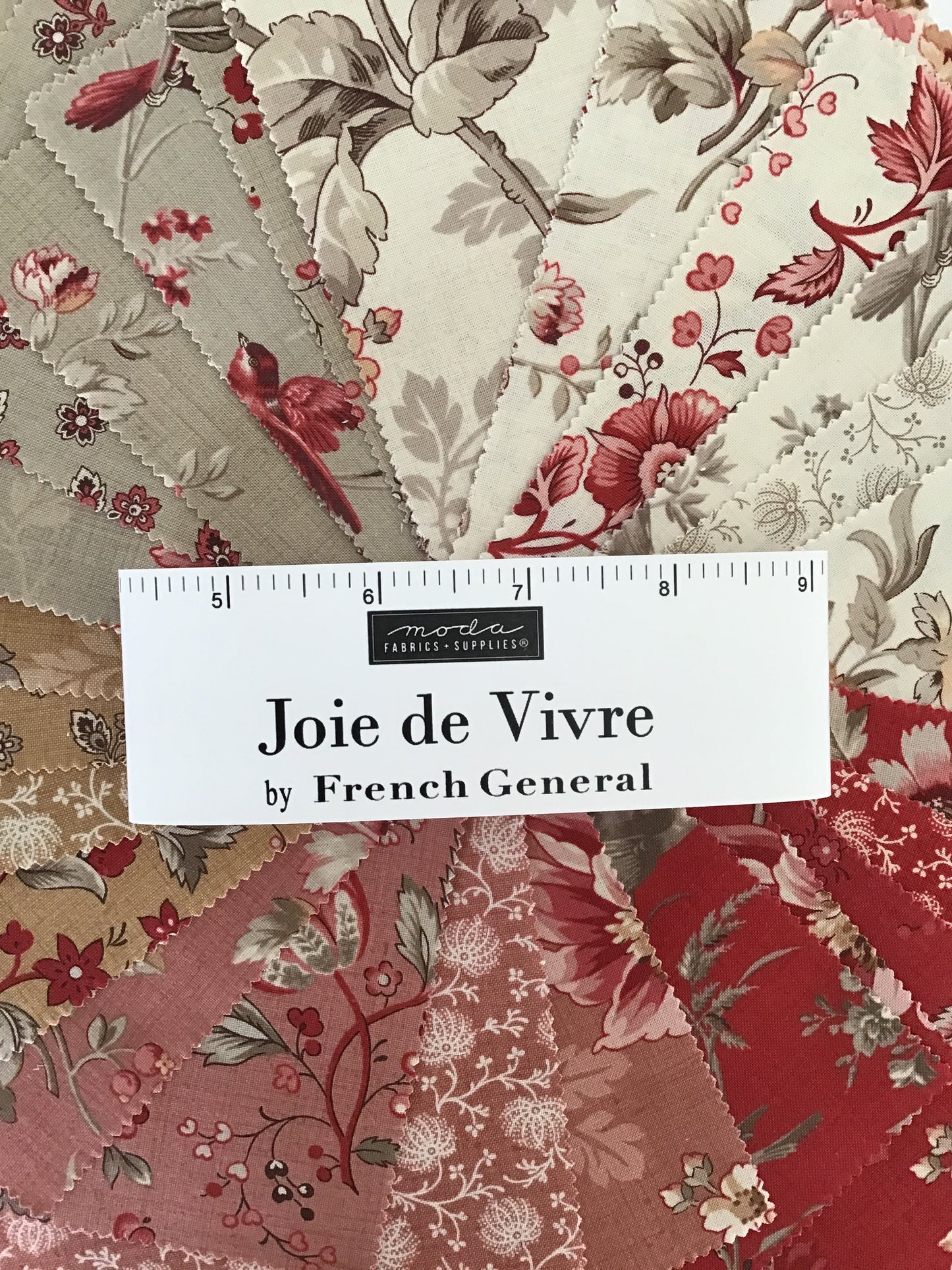 Joie de Vivre Jelly Roll by French General for Moda Fabrics