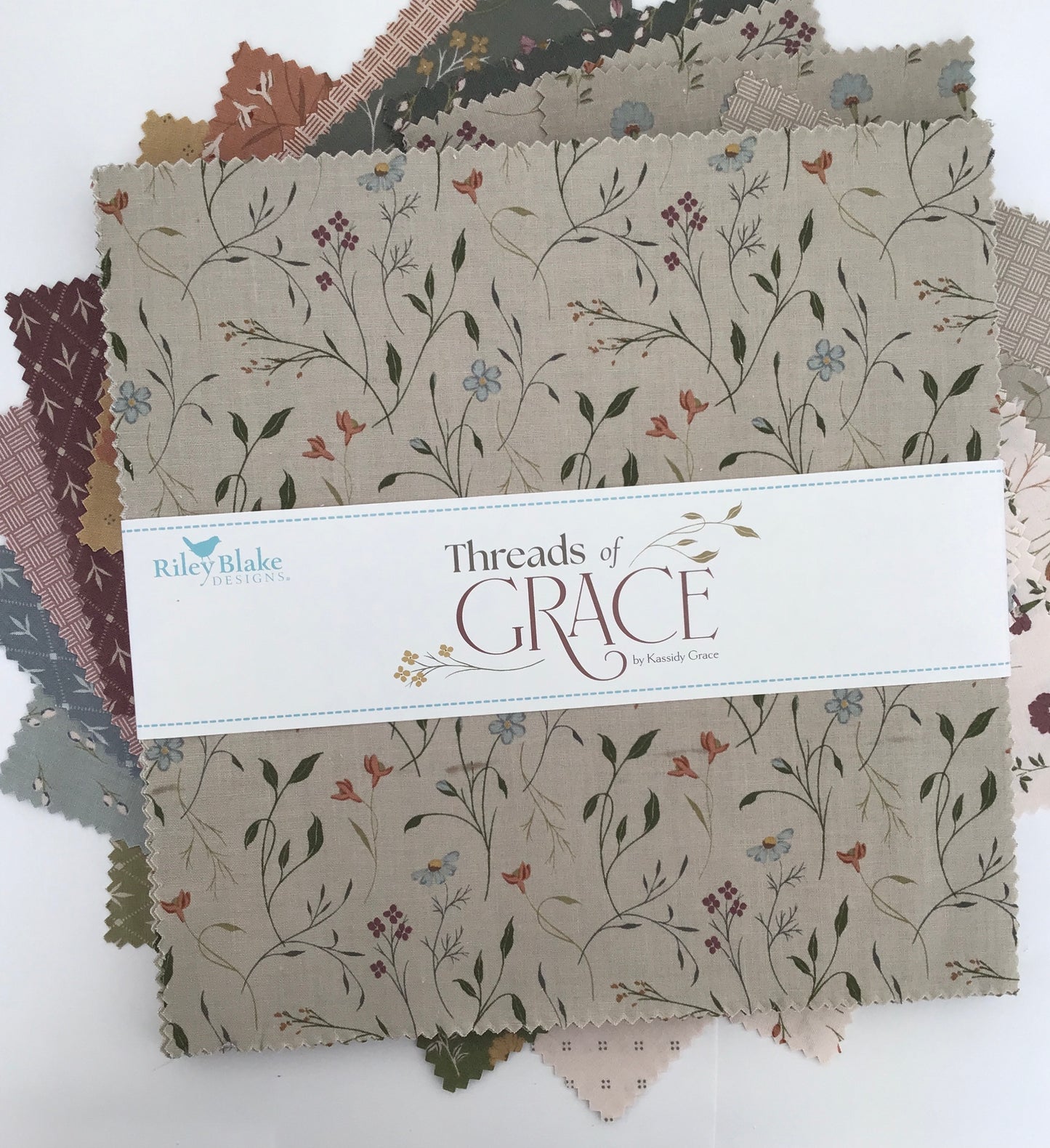 Threads of Grace 10" Stacker (Layer Cake) by Kassidy Grace for Riley Blake