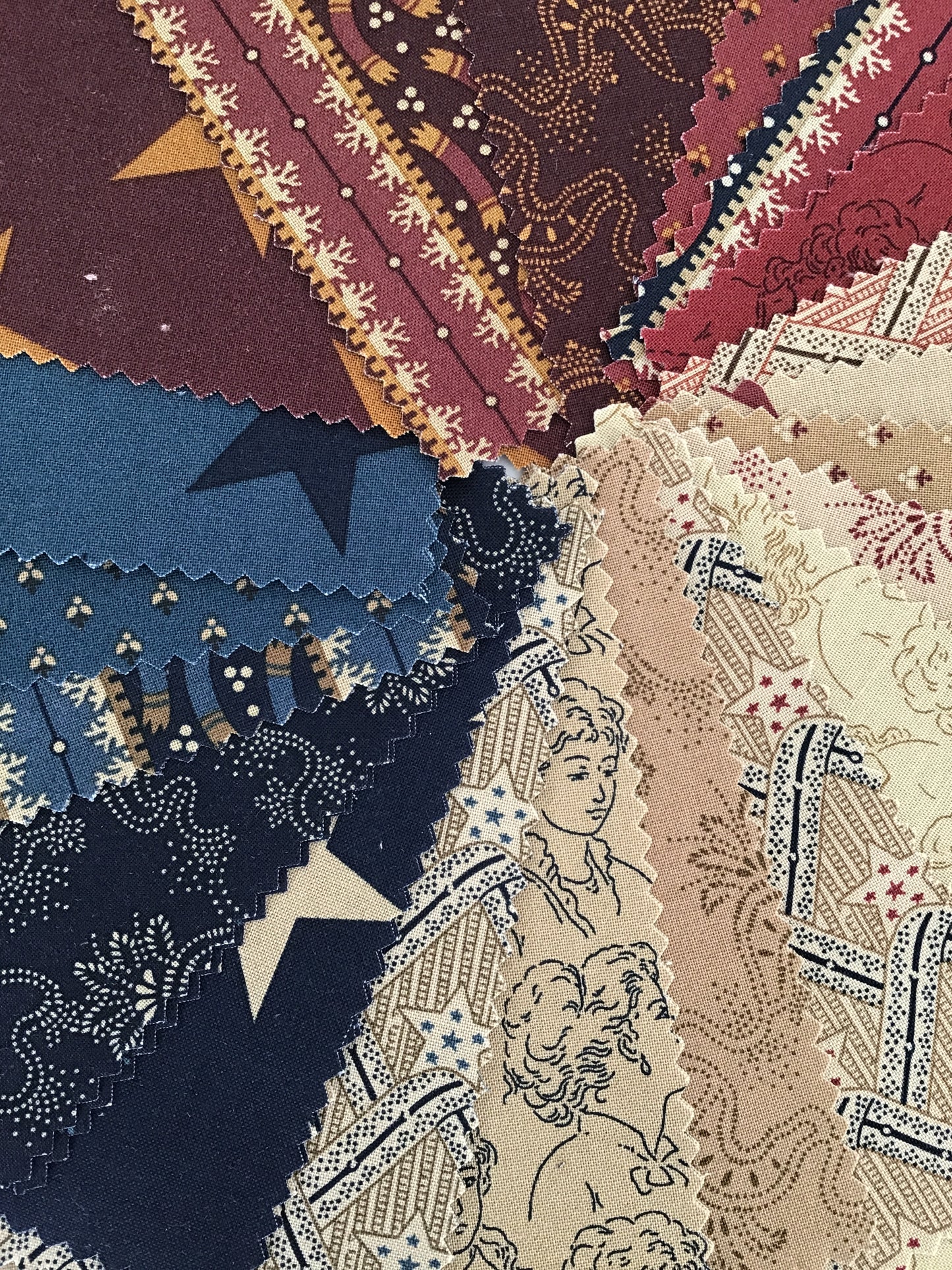 Fredericksburg Revisited Jelly Roll by Jo Morton for Andover Fabrics