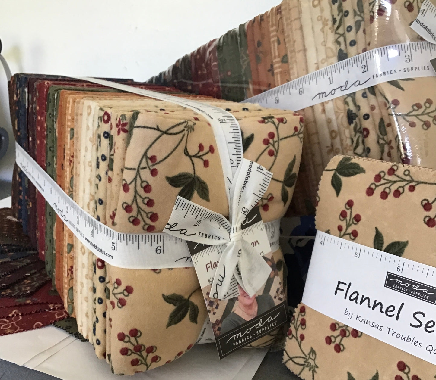 Flannel Season Fat Quarter Bundle by Kansas Troubles Quilters (40) Fat Quarters
