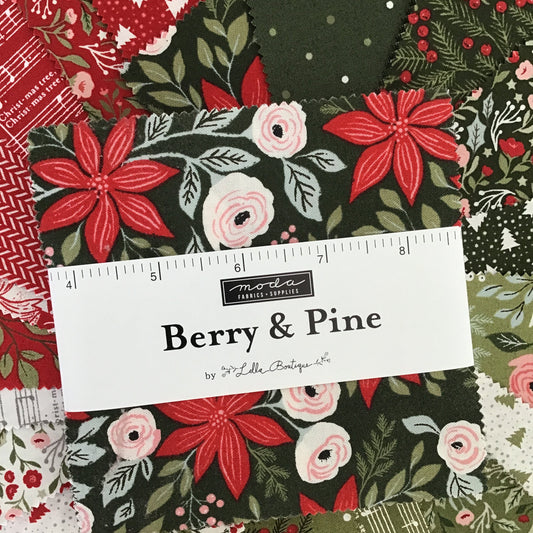 Berry & Pine Charm Pack by Lella Boutique for Moda Fabrics