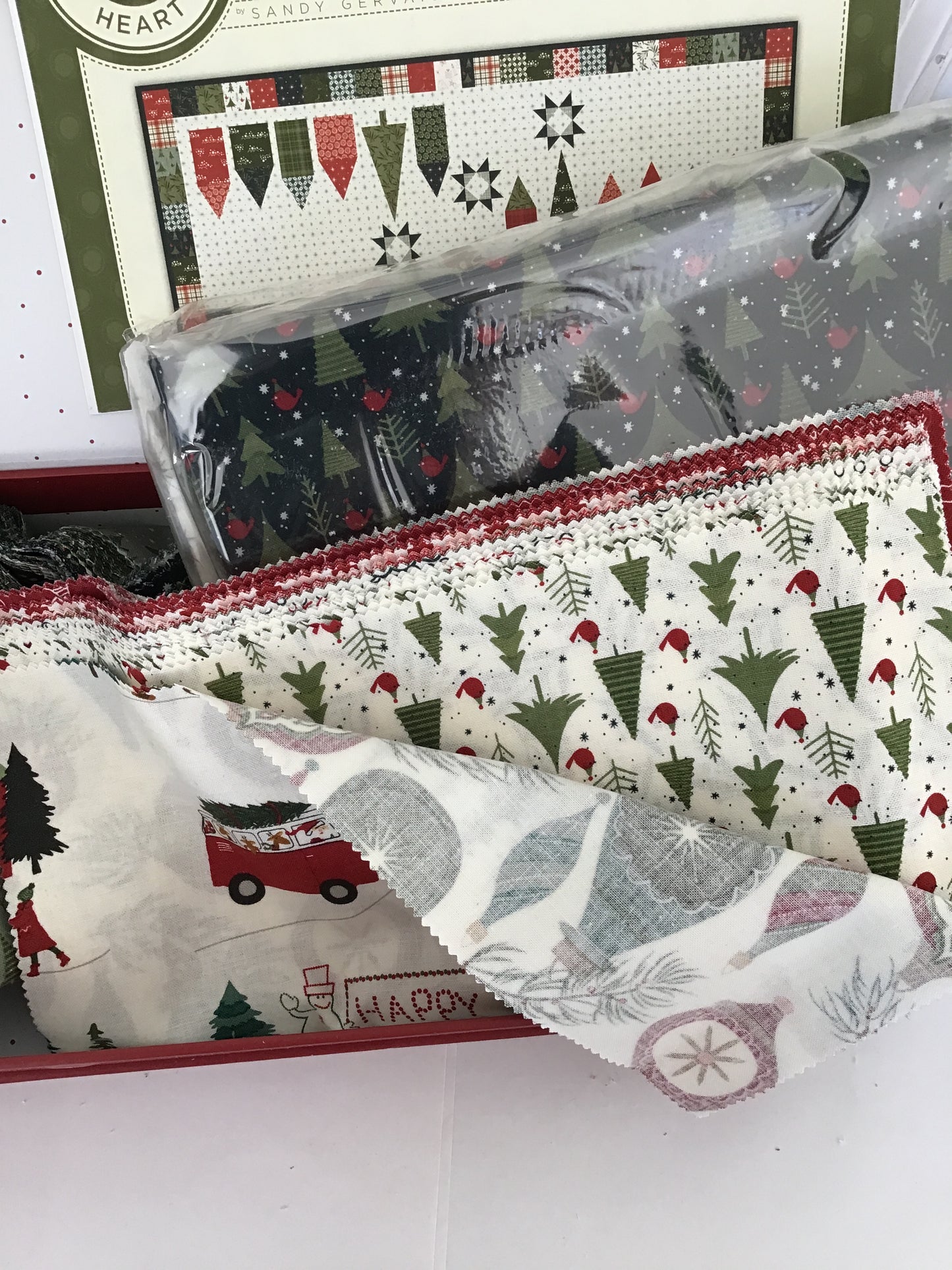 Winter Village Table Runner Quilt Kit by Sandy Gervais from Pieces from My Heart