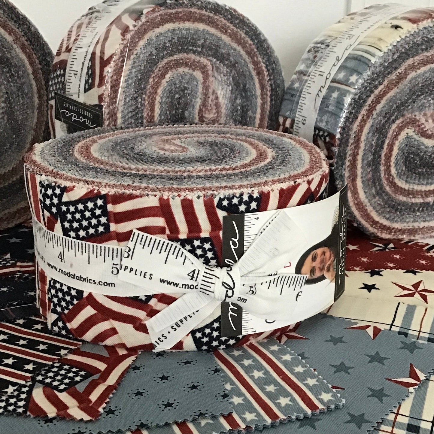 America 250 Years Jelly Roll by Deb Strain for Moda Fabrics