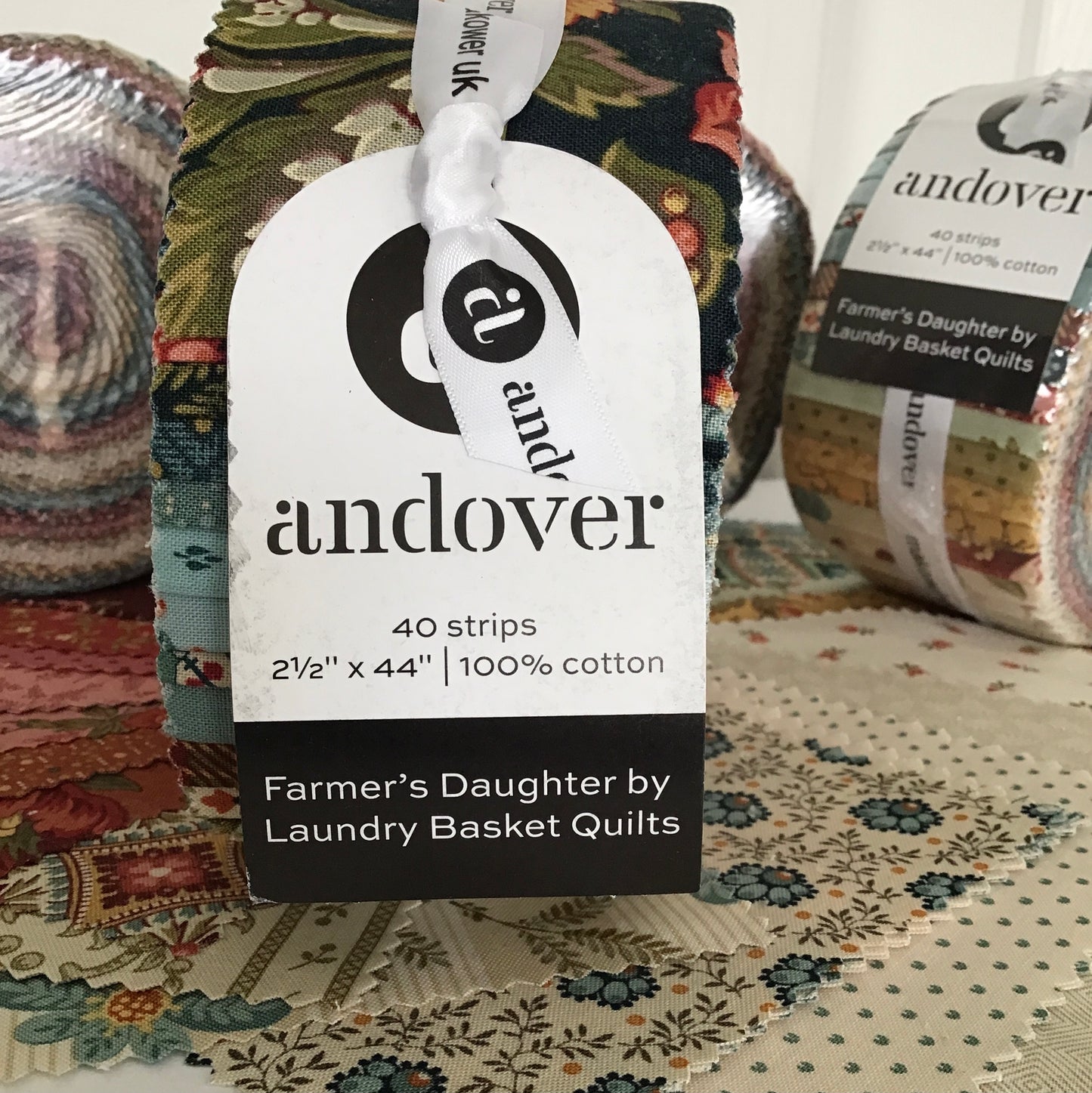Farmer's Daughter Jelly Roll by Laundry Basket Quilts for Andover