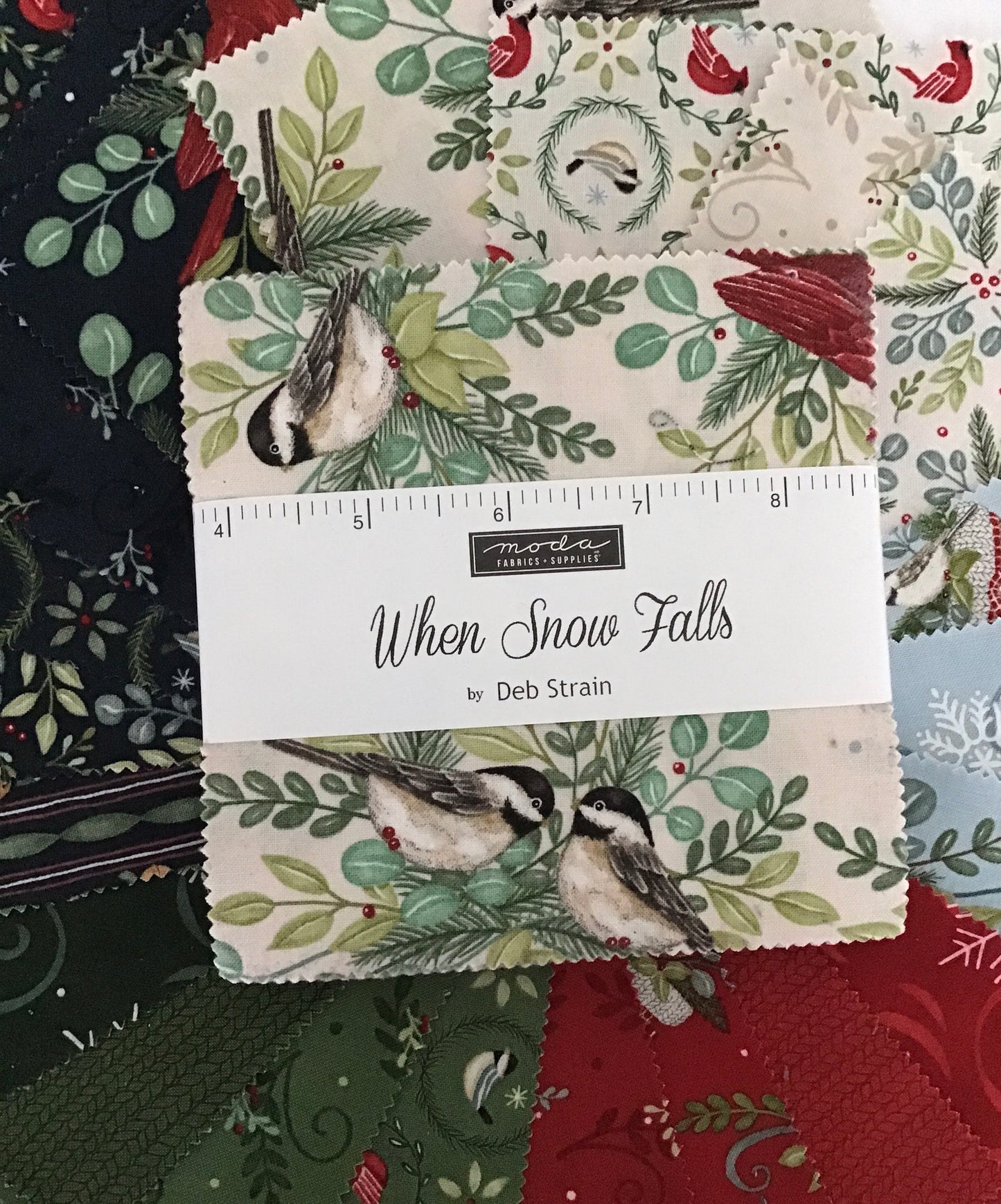 When Snow Falls Charm Pack by Deb Strain for Moda Fabrics