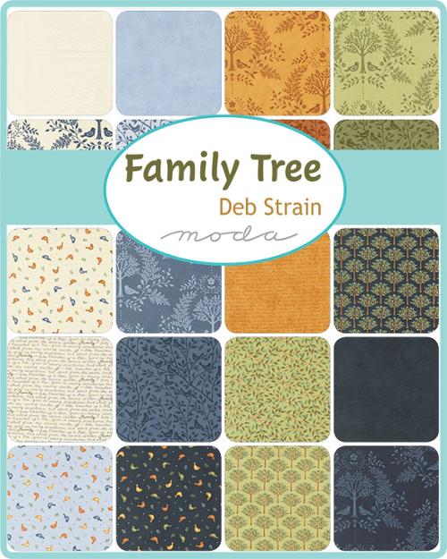 Family Tree Jelly Roll by Deb Strain for Moda Fabrics