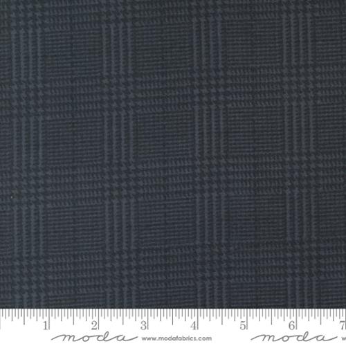 Farmhouse Flannels III Black Top Road Box Check Yardage by Primitive Gatherings for Moda Fabrics