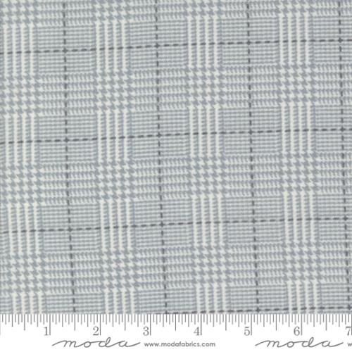 Farmhouse Flannels III Pewter Box Plaid Yardage by Primitive Gatherings for Moda Fabrics