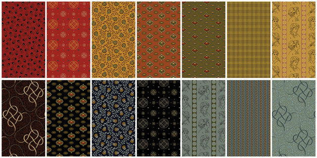 Fredericksburg Revisited Jelly Roll by Jo Morton for Andover Fabrics