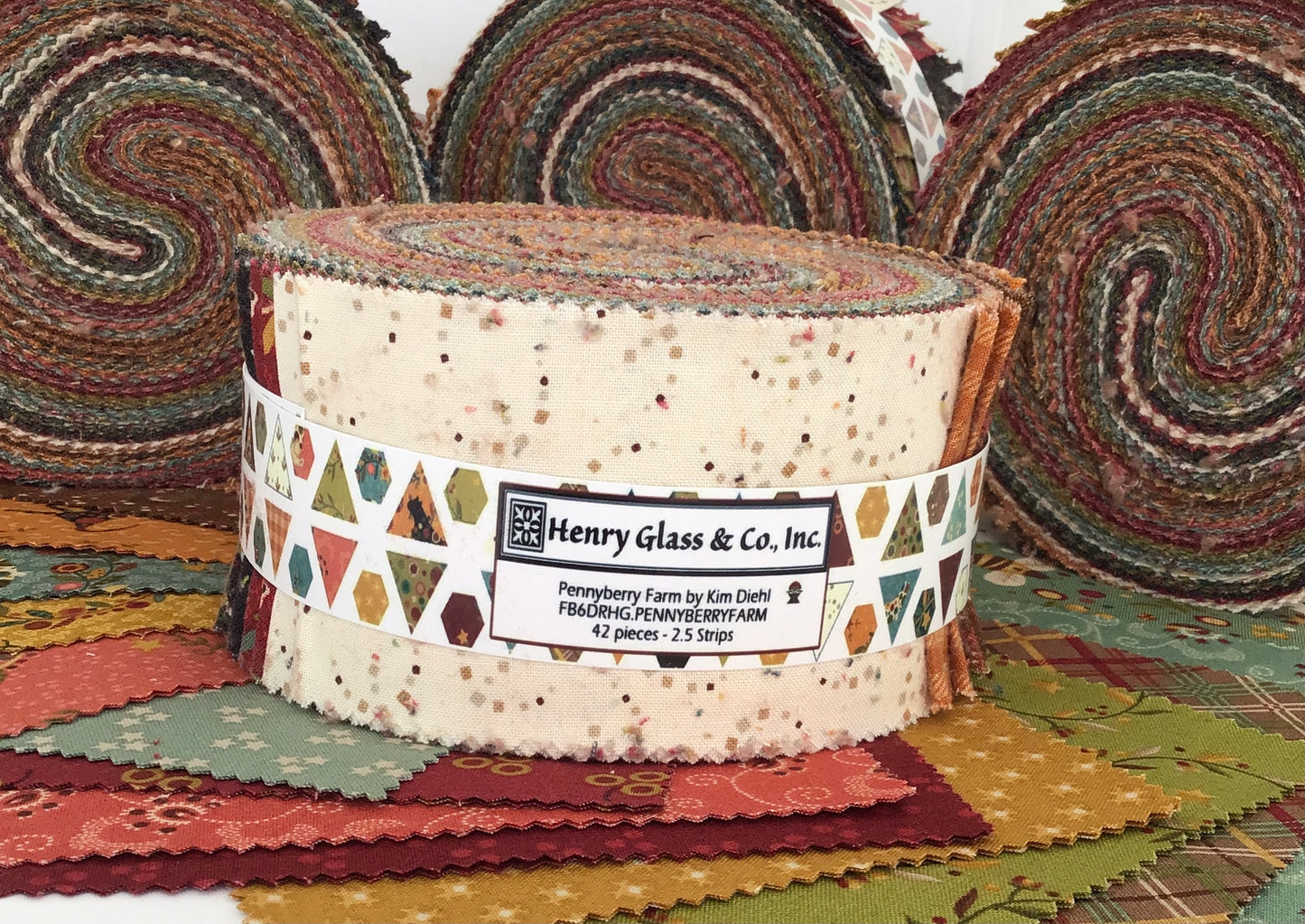 Pennyberry Jelly Roll by Kim Diehl for Henry Glass