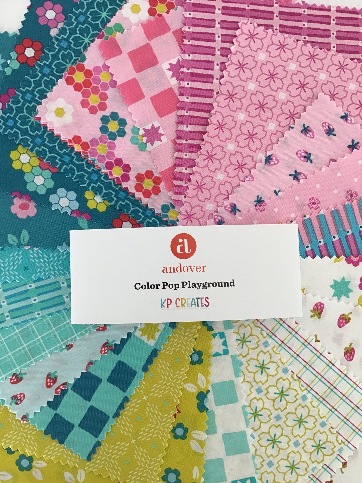Color Pop Playground Charm Pack by Andover Fabrics
