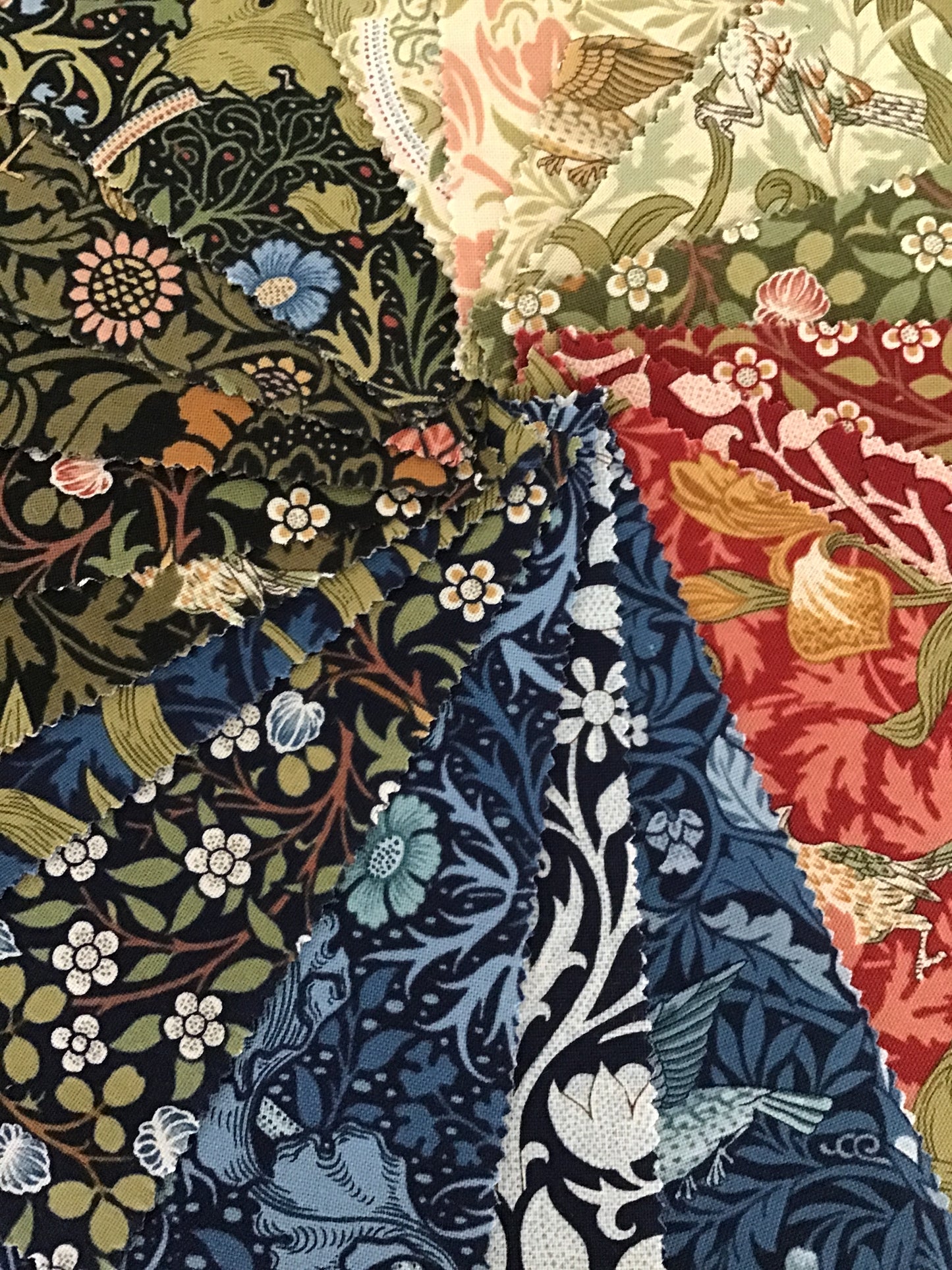 Morris Muse Best of Morris Jelly Roll by Barbara Brackman for Moda Fabrics