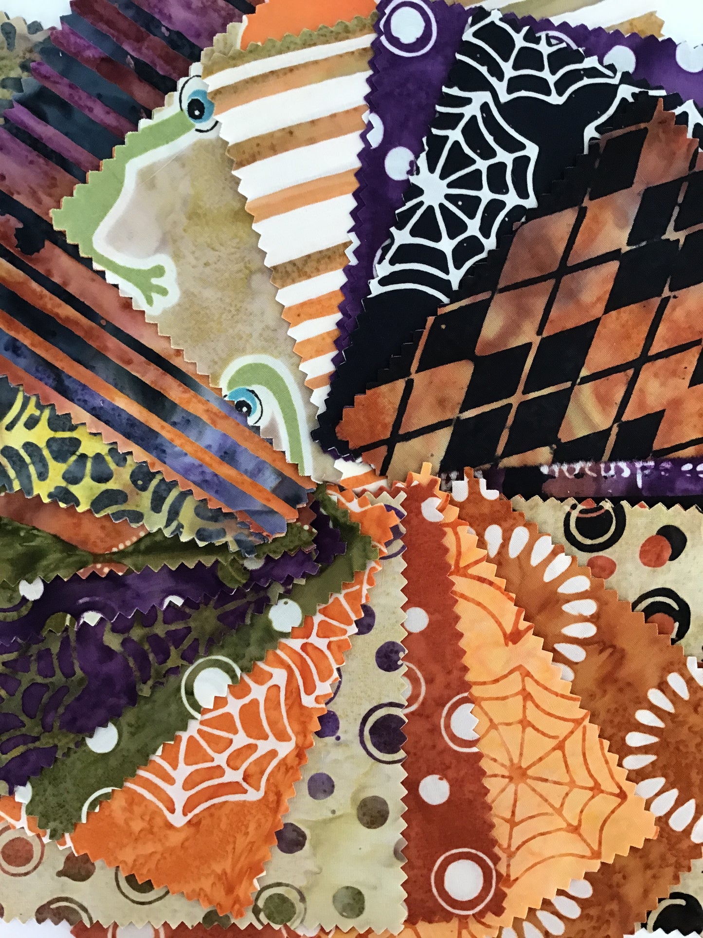 Fright This Way 5" Batik Stacker (Charm Pack) by Sandy Gervais for Riley Blake Designs