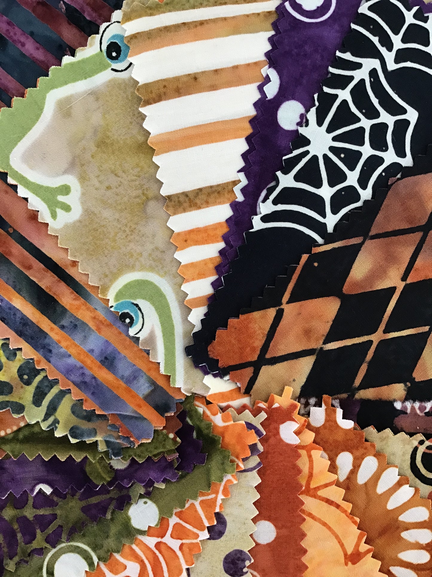 Fright This Way 5" Batik Stacker (Charm Pack) by Sandy Gervais for Riley Blake Designs