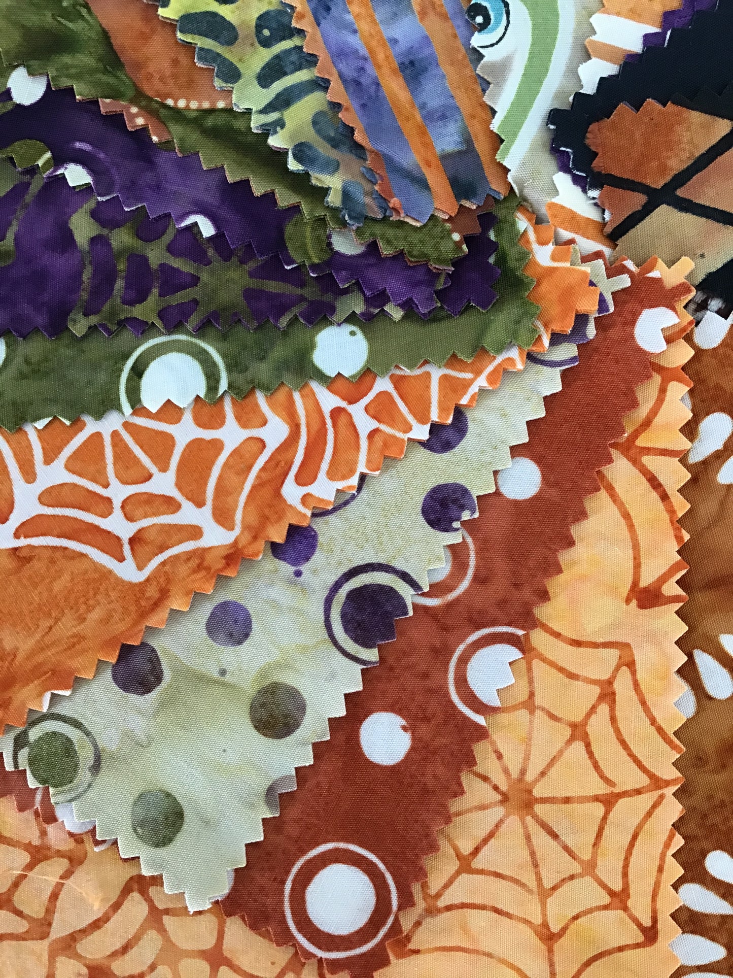 Fright This Way 5" Batik Stacker (Charm Pack) by Sandy Gervais for Riley Blake Designs