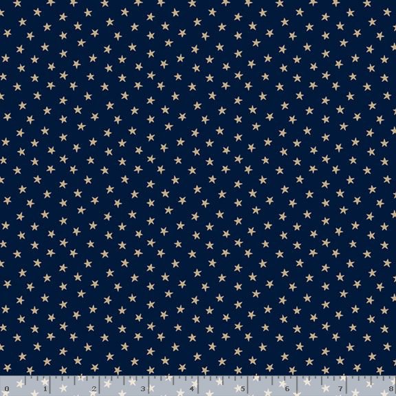 Indigo Schoolhouse Jelly Roll by Paula Barnes for Marcus Fabrics