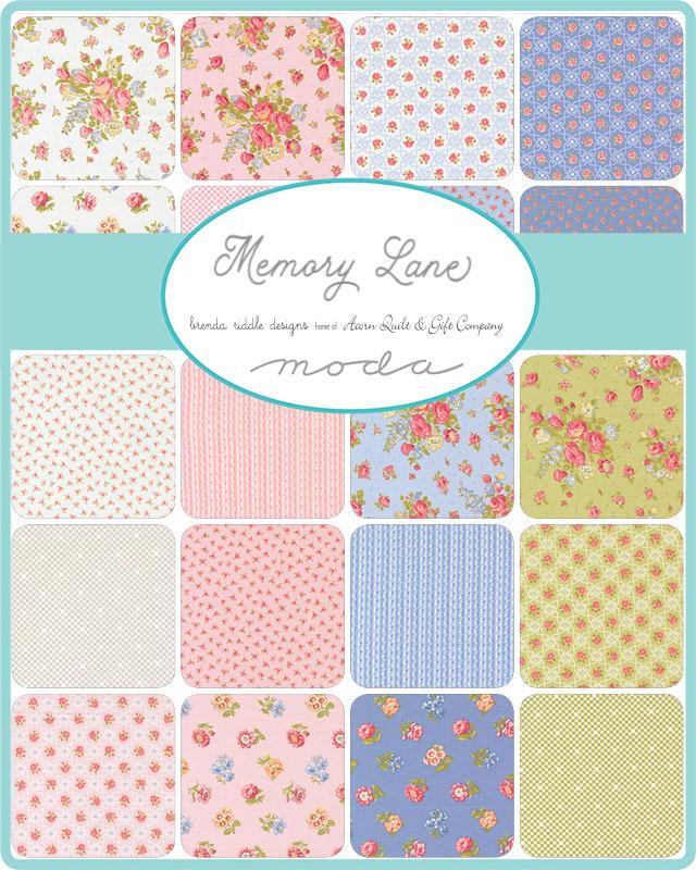 Memory Lane Charm Pack by Brenda Riddle for Moda Fabrics