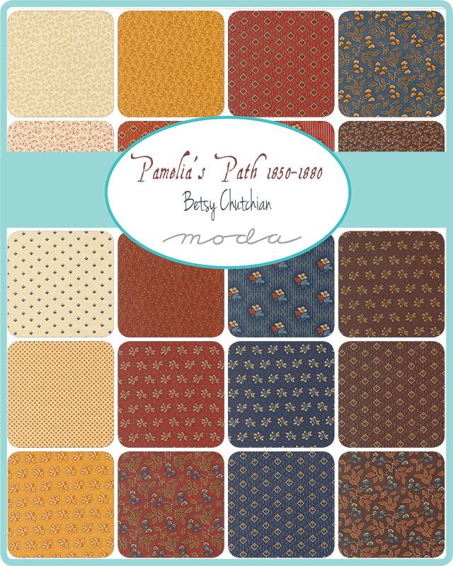 Pamelia's Path 1850-1880 Jelly Roll by Betsy Chutchian for Moda Fabrics