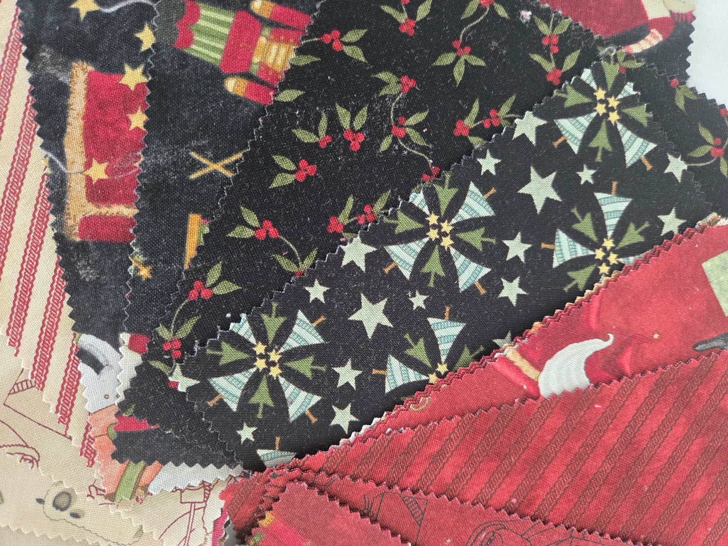 Naughty or Nice 5" Stacker (Charm Pack) by Teresa Kogut for Riley Blake Designs