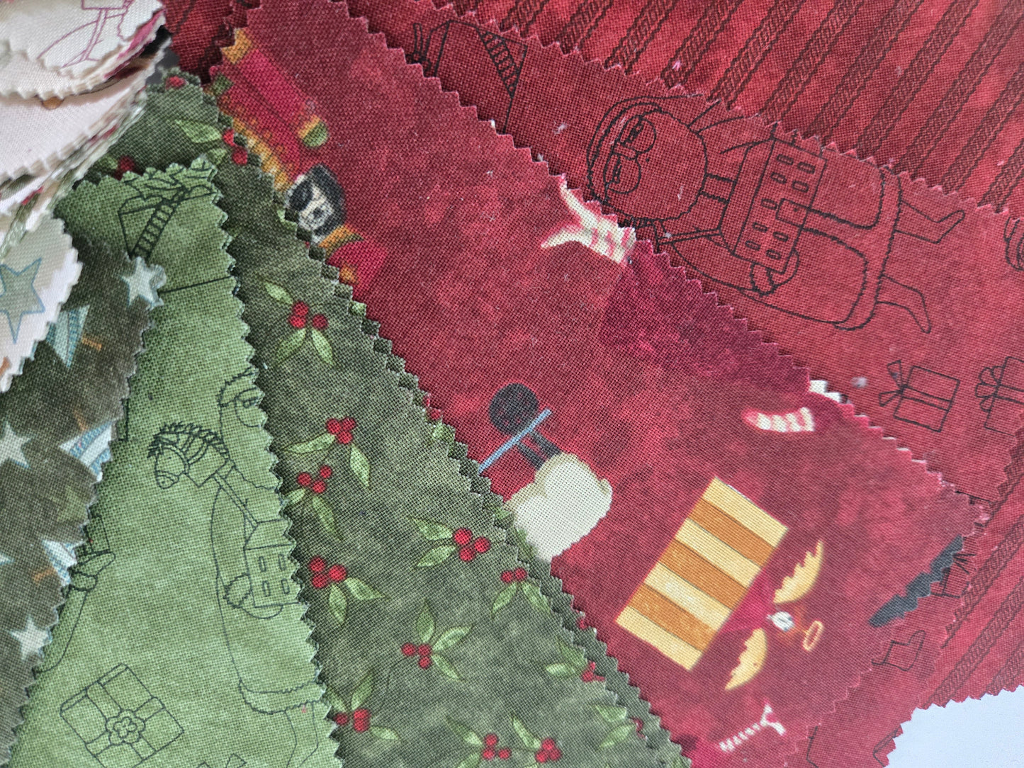 Naughty or Nice 5" Stacker (Charm Pack) by Teresa Kogut for Riley Blake Designs